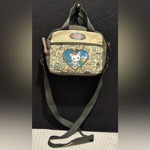 100 Cats Sanrio Rare Bag Crossbody adjustable  7.5x5” bag